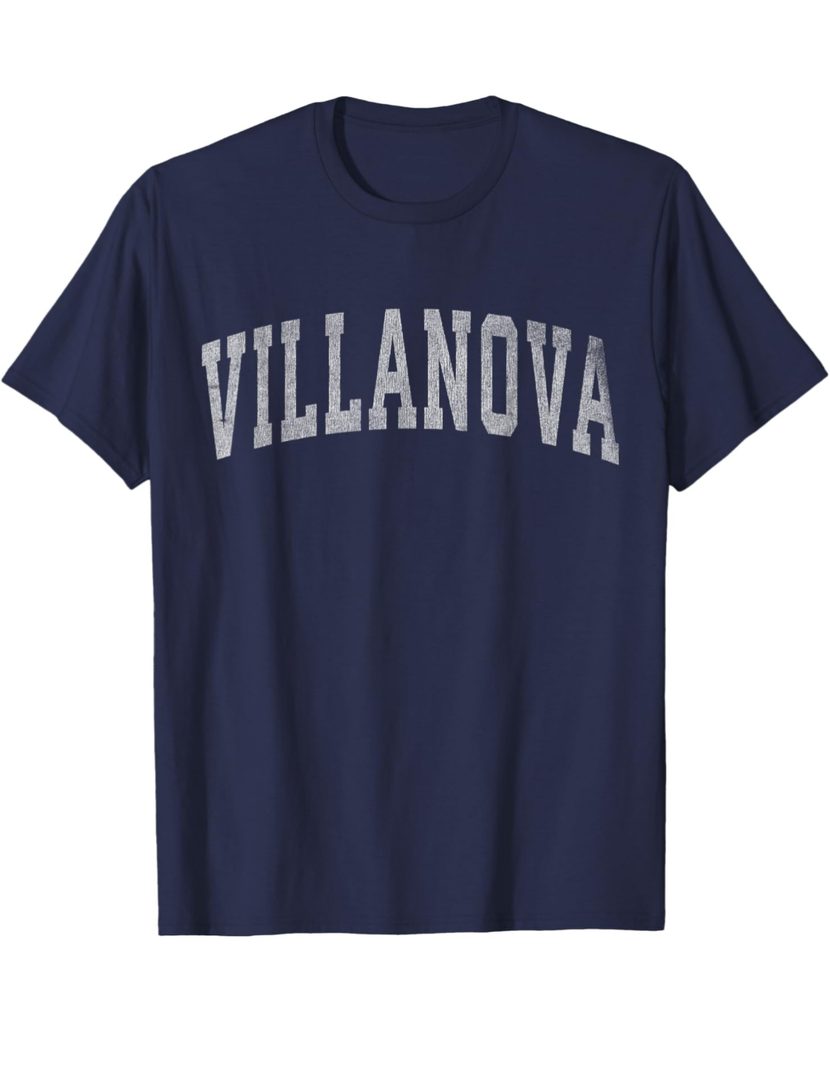 Villanova Name Vintage Retro Gift Men Women Boy Girl T-Shirt, Size M