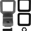 2.5" Anti Rattle Hitch Clamp with Silencer Pads, Heavy-Duty Carbon Steel Stabilizer, Tool-Free Install, Anti-Rust for 2.5" Hitch Receiver Bike Rack Trailer Cargo