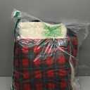 Christmas Cat Bed for Indoor Cats Plaid Xmas Cat Tent Cats Bed Cave for Pets Kittens and Dogs (Christmas Plaid, L (20.5 X 17 X 19.7 Inch)