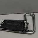 Camping Stool, Portable Folding Stool Camping Stool for Adults Supports up to 240 lbs (Large-Grey)