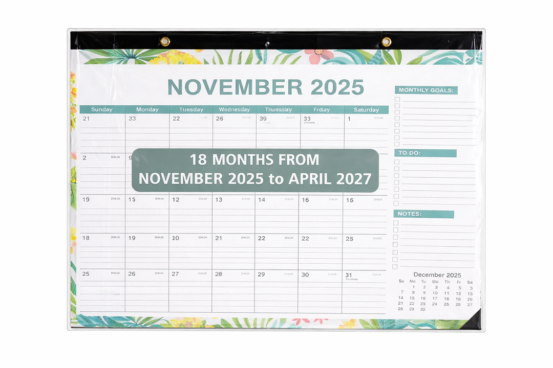Desk Calendar 2025-2027, November 2025 to April 2027 with TO-DO List 16.5 * 12 Inch, 2025-2027 Desk Calendar for Home or Office Planning and Organizing Pack Of 2