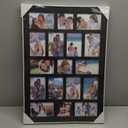 J.M.Deco 17 Opening Collage Picture Frame for Wall Decor, One-piece Photo Frame Collage Gallery Wall Hanging for 4x6 Photos, 4x4 Photos, Ideal Christmas Gift, Black