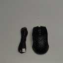 SOLAKAKA SM600 Honeycomb Shell Gaming Mouse Wireless, Tri-Modes BT5.1/2.4G Wireless/Type-C Wired Gamer Mouse with 2 Side Buttons, Macro Programmable and RGB Light for PC/Mac/Laptop, Black