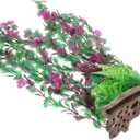 balacoo Aquarium Plant Decor Lifelike Artificial Plastic Grass for Fish Tank Lightweight and Non-Toxic Water Aquarium Decoration for Aquatic Environments and Aquascaping (Multicolor)