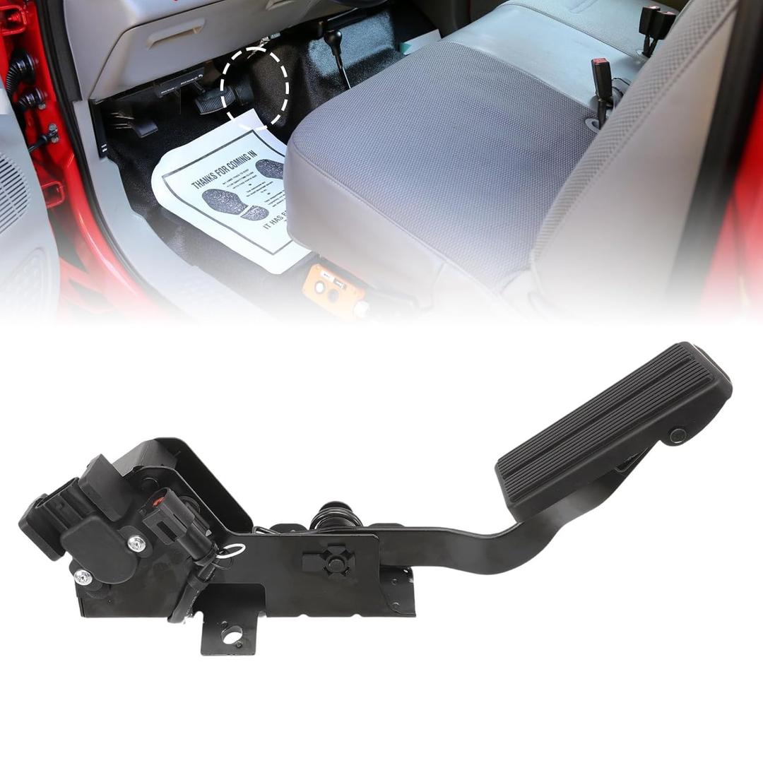 Accelerator Gas Pedal & Sensor Assembly for 1999-2001 7.3L V8 Diesel F250 F350 F450 F550 Trucks Excursion Replaces F81Z9F836AB F81Z9F836AA