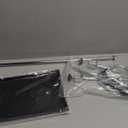 QWORK Steel Laboratory Support Stand Set, 16" Rod with Rings & Clamp for Filtration, Heating & Teaching Experiments