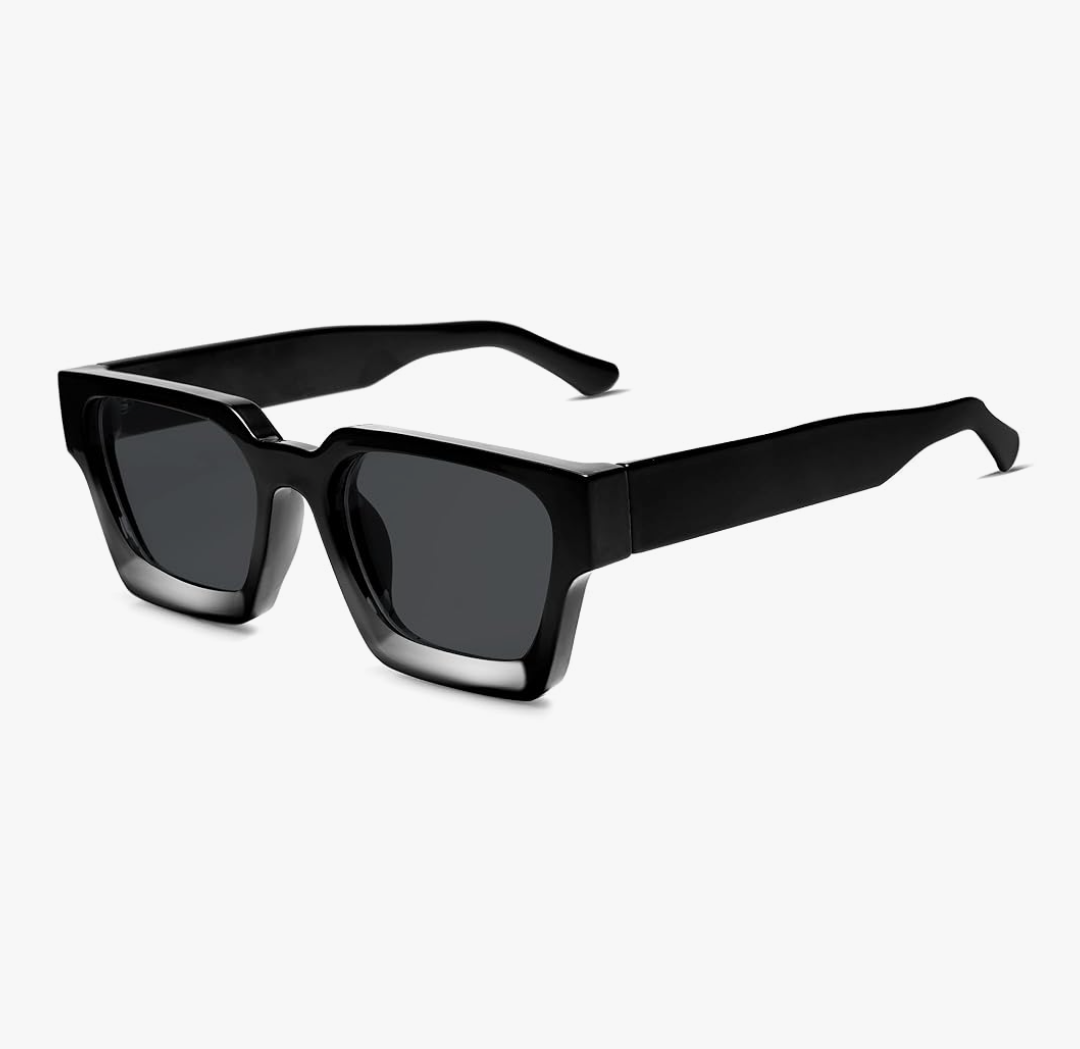 VANLINKER Thick Square Sunglasses for Men Women Retro Chunky Rectangle Shades UV400 Protection VL9731