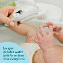 The First Years Rain Shower Baby Spa Bathtub Set Includes Infant Sling, Soothing Spray Shower Head, Fresh Water Tank and Built-in Soft Brush 3-in-1 Newborn to Toddler Design Baby Bath Essentials