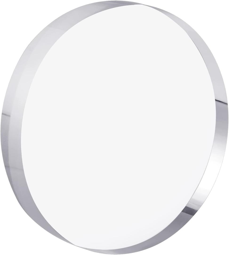 CiaoHER 1in Thickness 6in Diameter Acrylic Disc Display Block Clear Polished Round Pedestal Stand Riser 6" x 6" x 1", 1 Pack