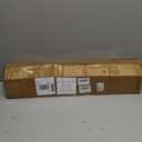 XYADX No Dig Ground Screw Anchor - Black U Shaped Post Stake for 4x4 Wood Posts, Includes Lag Bolts & 27" Rebar, for Mailbox Posts and Fence Posts Anchor, 1 Pack