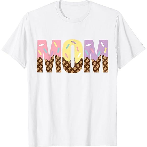 White, Mom T-shirt, Size XL