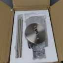 SADUENFR Brushed Nickel Pendant Lights Kitchen Island, 1-Light Hammered Glass Pendant Light Fixtures with Clear Glass and Rods, Modern Hanging Light for Kitchen Sink Dining Room Bedroom, E26