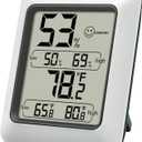 ThermoPro TP50 Digital Hygrometer Indoor Thermometer Room Thermometer and Humidity Gauge with Temperature Monitor (Classic)