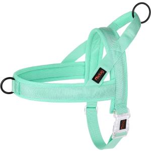 Didog No Pull Dog Harness with Breathable Mesh Padded, Quick Fit & Easy on Dog Vest Harness for Small Medium Large Dogs Training Walking(Green,M) (M:Chest 22-27", Fit 28-50 lbs)