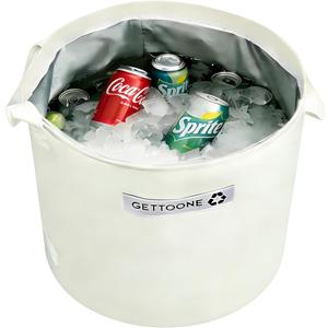 All-in-One Party Cooler Bag with Folding Design and Insulated Compartments -GETTOONE Ideal for Tailgating and Outdoor Events! (15*15 inch (38*38 cm))