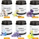 6 Pack Odor Eliminator Gel Beads, 6 kinds of fragrance Clear Air Freshener Made with Essential Oils - Eliminates Odors in Bathrooms, Cars, Boats, RVs & Pet Areas