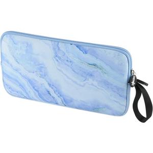 CM Neoprene Carrying Case Bag Protection Pouch Compatible with Magic Keyboard & Mouse, Trackpad (Blue Marble Pattern)