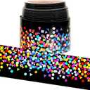 2 x Youngever 52.5 ft Bulletin Board Borders Confetti Border for Classroom Decoration, Confetti on Black