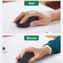 acer Wireless Mouse, 1200 DPI Computer Mouse for Laptop with 2.4GHz USB A Receiver, 5 Buttons Compatible for Windows, macOS, Android (Black)