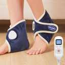 JOBYNA 2 Pack Heated Ankle Wrap for Ankle Pain Relief, Deep-Penetrating Electric Feet Warmers for Women and Men, 86-158 & Auto Shut Off