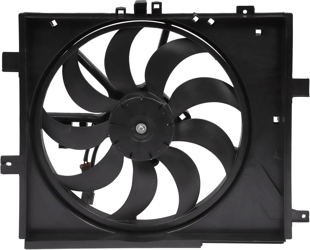 SCITOO 620-467 Radiator Cooling Fan Compatible for 2012-2019 for Nissan for Versa 1.6L 2014-2019 for Nissan for Versa Note 1.6L