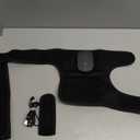 MOAJAZA Cordless Knee Massager with Heat and Vibration, Heating Pads for Knee Shoulder Elbow Deep Issue (Black 1 Pack)