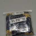 Roowest 100 Pcs Thank You Satin Gift Bags Drawstring Jewelry Candy Pouches for Wedding Bridal Shower Baby Shower Favor Drawstring Bag for Birthday Holiday Party(4 x 6 Inch,Black)