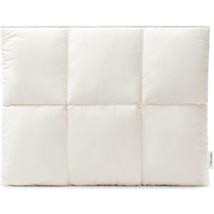 Comfyable Puffy Laptop Sleeve 13 Inch 14 Inch, Quilted Puffer Laptop Carrying Case, Pillow Case Compatible with MacBook Air M4 2025 M3 M2 M1, MacBook Pro M5 M4 Pro/Max, Rice