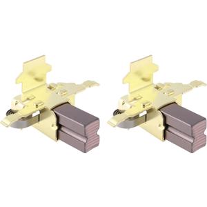 ECSiNG 1 Pair of Carbon Brush with Brass Brush Holders 610126-00 Compatible with Dewalt DC411 DCG412 DCS380 DC390 DCS391 Type 1