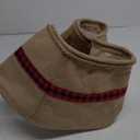 Outus Farmhouse Burlap Christmas Tree Collar Rustic Christmas Tree Ring Easy Set Up for Holiday Xmas Decor(Ribbons)