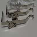 Stocking Holders for Mantel, 4 PCS Mantle Garland HangerSnowman, Reindeer, Christmas Tree and Father Christmas Designs, with Non-Slip Base Hooks, Silver