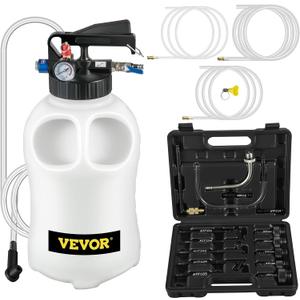 VEVOR Transmission Fluid Pump 2 Way ATF Refill System Dispenser, Oil and Liquid Extractor 10 Liter Large Capacity, Automatic Transmission Fluid Pump Tool Set with 14 Pieces ATF Filler Adapters VEVOR Transmission Fluid Pump 2 Way ATF Refill System Dispenser, Oil and Liquid Extractor 10 Liter Large Capacity, Automatic Transmission Fluid Pump Tool Set with 14 Pieces ATF Filler Adapters
