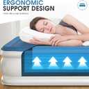 DIVON Air Mattress Full with Built in Pump,18Thicken Inflatable Mattress in 3 Mins,Foldable Blow Up Mattress,Portable Full Size Air Mattress for Camping,Travel&Floor,Air Bed for Adults,660lbs