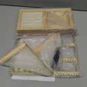 Jewelry Organizer Stand Gold, 4-Tier Necklace Earring Holder Organizer with Tray, Jewelry Holder Organizer for Rings Earrings Necklaces Bracelets, Gold Jewelry Stand