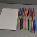 36 Pcs Felt Tip Pens 0.7mm Medium Point Colored Felt Tip Pens for Journaling Planner Writing Note-taking Art Office and School Supplies(Multicolor)