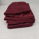 Tens Towels Pack of 4 Extra Large Bath Towels 30 x 60 Inches, 100% Cotton, Larger & Lighter Weight, Quicker to Dry, Super Soft and Absorbent, Perfect for Bathroom, Burgundy