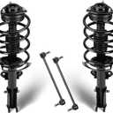 Front Struts Assembly Shock & Sway Bars End Links Fit for 2008-2016 Chrysler Town & Country(Excludes Li, S), 2008-2019 for Dodge Grand Caravan (Excludes R/T, GT), Replace for 171128L K7258 (4Pcs）