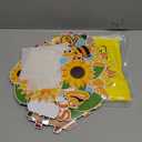 Yeaqee 30 Pcs Halloween Trunk or Treat Car Decorations Kit Religious Sunflower Bible Verse Decoration Christian Cutouts Table Skirt Decoration for Halloween Party Car Decor