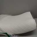 Memory Foam Bed Pillow for Sleeping, Ergonomic Cervical Neck Support Orthopedic Contour Pillow for Side Back Stomach Sleeper, Neck and Shoulder Pain Relief Anti Snoring Pillow (Standard, 1)