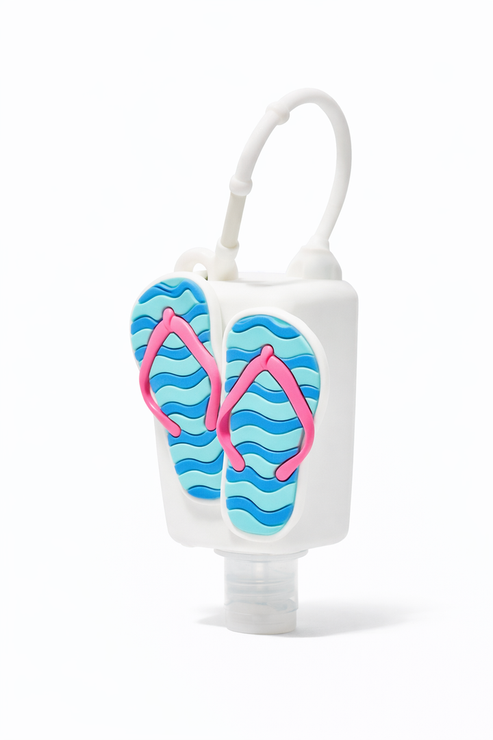 Hand Sanitizer with Holder (Flip Flops), Pack of 3