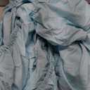 Royale Linens Fitted Sheet Full - Ultra Soft 1800 Brushed Microfiber - Hotel Luxury Bottom Sheets - Wrinkle Free & Fade Resistant - Deep Pocket Fitted Sheet Only (Full, Aqua)