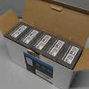 BESTTEN 5 Pack Super Slim Digital Dimmer Light Switch with Screwless Wallplate, Single Pole or 3 Way Dimmer with Air Gap Power Cut Off Switch, 3 Button Control, ETL Listed, White