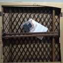 Position & Lock Adjustable Wood Baby Gate (Farmhouse Collection), Item Dimensions W x H 26"W x 23"H Item Weight 3 pounds