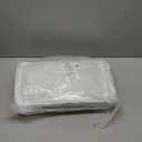 JA COMFORTS 20×20 Premium Goose Down Feather Throw Pillow Inserts(Set of 2)-5% Down Filling,High Filling Weight,250 TC Cotton Cover, Square, White