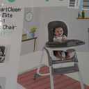 Ingenuity SmartClean Trio Elite 3-in-1 Convertible Baby High Chair, Toddler Chair, and Dining Booster Seat, For Ages 6 Months and Up, Unisex - Slate