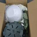 Geraniums Artificial Flowers for Outdoors, 2 Pack Potted Plants White Faux Geraniums Bush Artificial Topiaries Realistic UV Resistant Fake Flowers Plants for Planters Outside Gardens Front Door Indoor