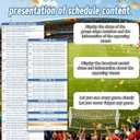 2 x 3x5 Ft 2026 Soccer Tournament Schedule Wall Chart, Match Fixtures Wall Poster Group Stage & Knockout Stage Match Schedule for 48 Teams, Jumbo Banner for Soccer Party Decor, Home Bar & Fan Gifts (A)