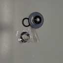 Matte Black Tub Drain Stopper, Hidrop Pop Up Universal Tub Dain Tip Toe Bathtub Drain Stopper, Fit 1.375 to 1.5 Inches, Replaces Lift and Turn, Tip-Toe and Trip Lever Drains for Tub, EZ Installation