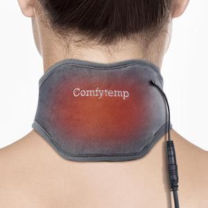 Neck Heating Pad, USB Wearable Heating Pad, Heated Neck Wrap for Comfortable Warmth, 3 Heat Auto-Off, Electric Thermal Brace, Small USB Warmer for Daily Use, Gift for Women Grandma, 16"-22"