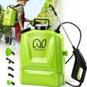 Battery Powered Backpack Sprayer 4 Gallon, Electric Garden Sprayer in Lawn